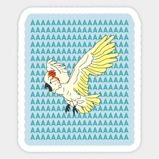 moluccan cockatoo AAAAA Sticker